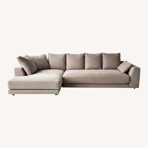 Used Natural 2 Piece Sectional for sale on AptDeco