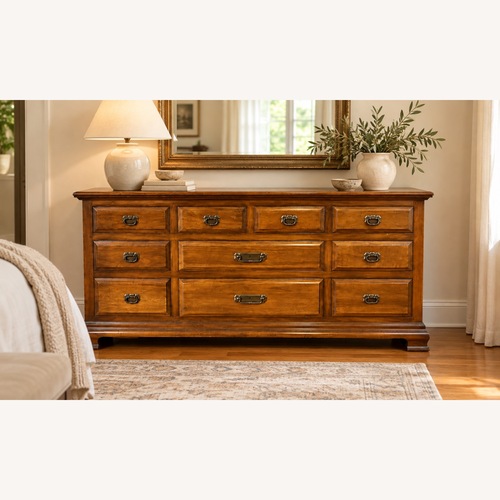 Used Light Brown Wood Dresser for sale on AptDeco