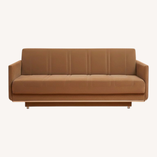 Used Light Brown Fabric Futon for sale on AptDeco
