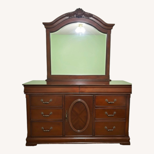 Used Dark Brown Wood Dresser for sale on AptDeco