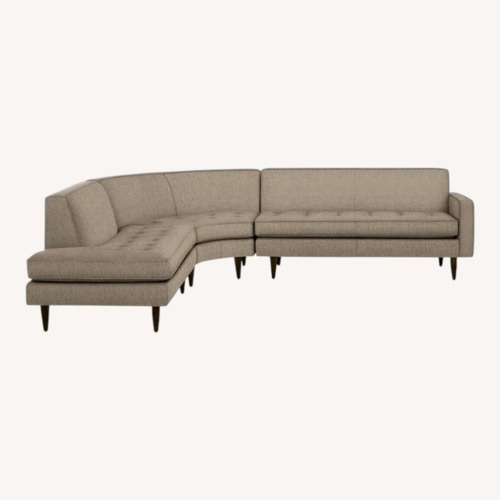 Used Room & Board Reese Light Gray 3+ Piece Sectional for sale on AptDeco
