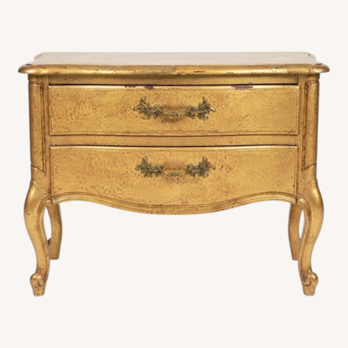 Used Vintage 1960s Lane End Table – Gold Leaf for sale on AptDeco