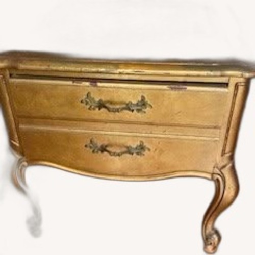 Used Vintage 1960s Lane End Table – Gold Leaf for sale on AptDeco
