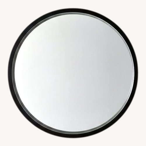 Used Room & Board Loft Round Glass Wall Mirror for sale on AptDeco