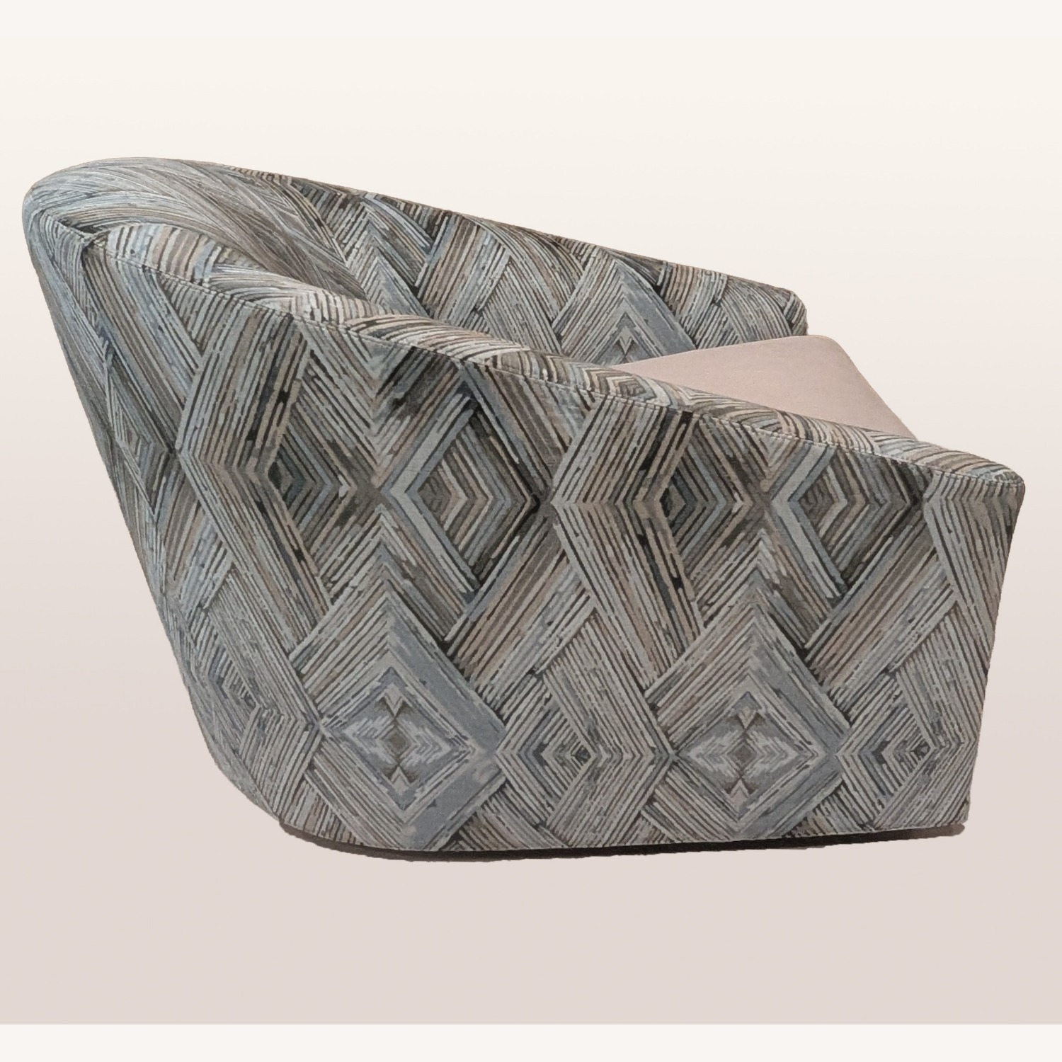 Minotti Fabric & Leather Swivel Accent Chairs - image-2