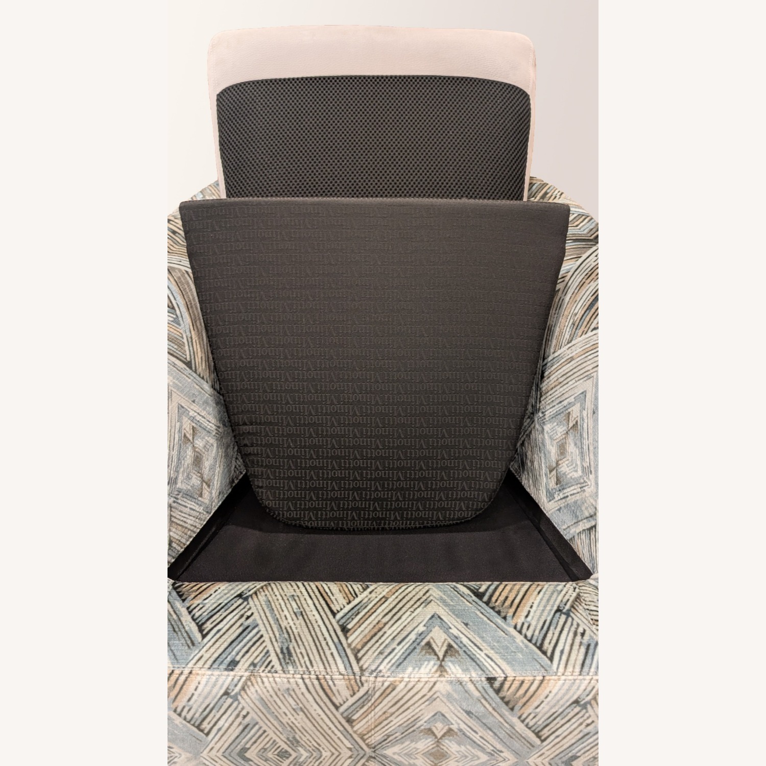 Minotti Fabric & Leather Swivel Accent Chairs - image-5
