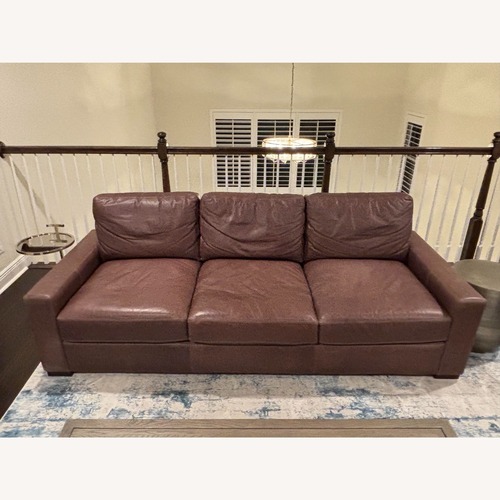 Used Restoration Hardware Maxwell Dark Brown 3+ Seater Sofa for sale on AptDeco