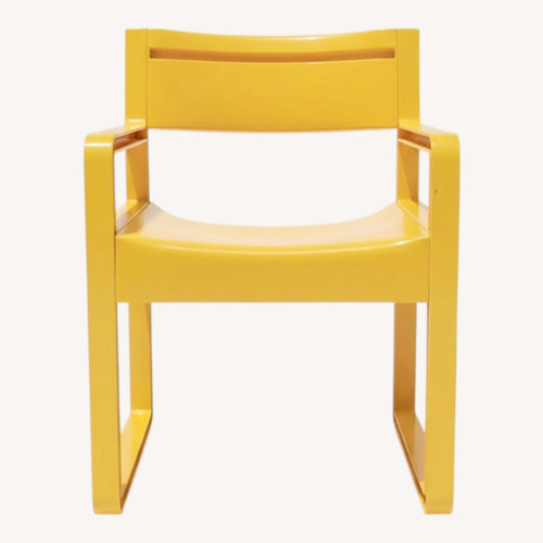 Used Postmodern 70sYellow Plastic Chair for sale on AptDeco