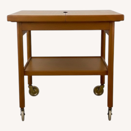 Used Vintage Teak Bar Cart by Kurt Stervig for sale on AptDeco