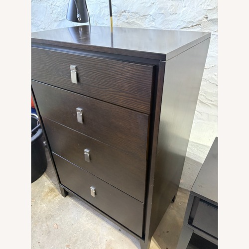 Used West Elm Niche Dark Brown Wood Dresser for sale on AptDeco