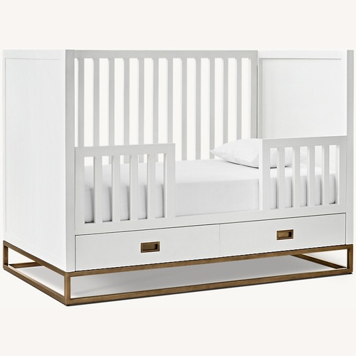 Used Restoration Hardware Avalon White Storage Crib for sale on AptDeco