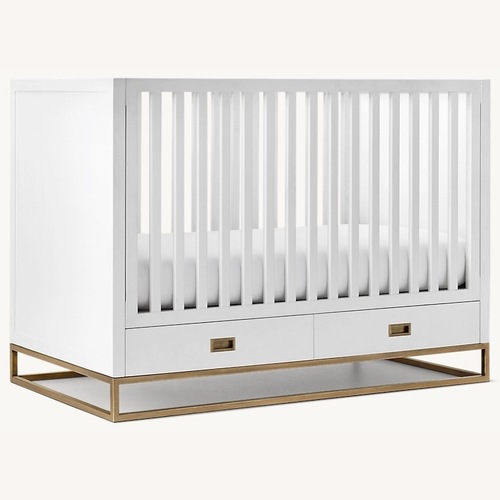 Used Restoration Hardware Avalon White Storage Crib for sale on AptDeco