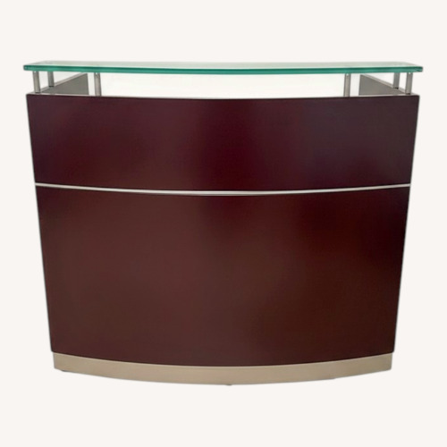Used Napoli Veneer Series Reception Desk for sale on AptDeco