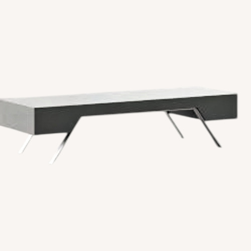 Used IKEA Black Wood Coffee Table for sale on AptDeco