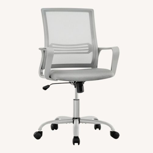Used OLIXIS Ergonomic Light Gray Fabric Office Chair for sale on AptDeco