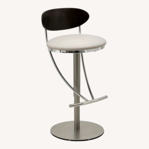 Used Elite Modern White Stool for sale on AptDeco