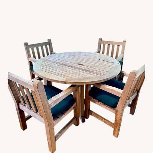 Used Vintage Barlow Tyrie Teak Dining Set for sale on AptDeco