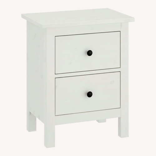Used IKEA HEMNES White Nightstand for sale on AptDeco