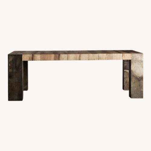 Used Arhaus Telluride Dark Brown Wood Dining Table  for sale on AptDeco