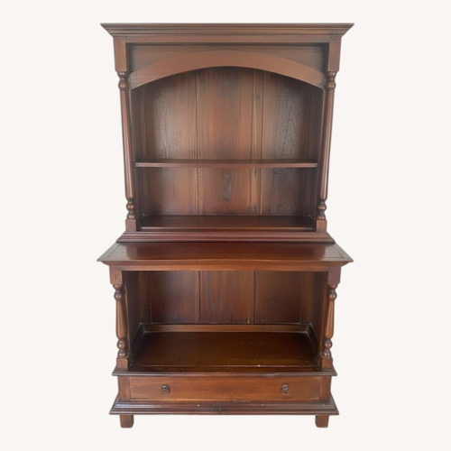 Used Vintage/Antique Finds Dark Brown Wood Sideboard for sale on AptDeco