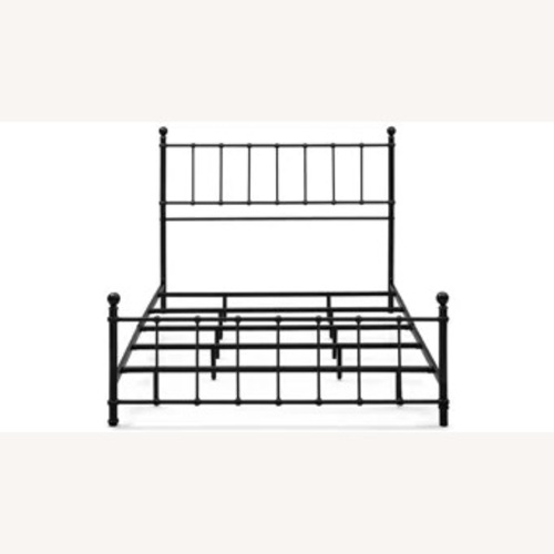 Used Raymour & Flanigan Black Metal Twin Beds for sale on AptDeco