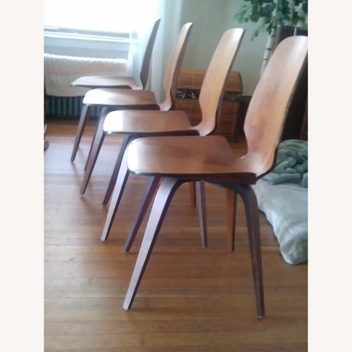 Used Mid Century Modern Vintage/Antique Natural Wood Dining Chairs for sale on AptDeco