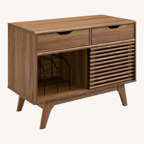 Used Modway Render 2-Drawer Vinyl Record Display Stand for sale on AptDeco
