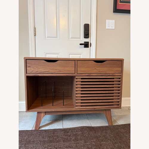 Used Modway Render 2-Drawer Vinyl Record Display Stand for sale on AptDeco