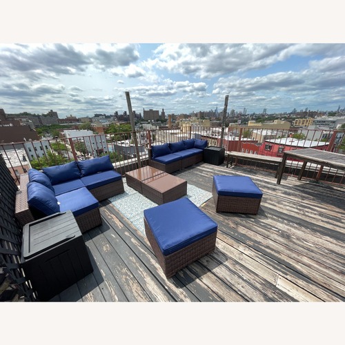 Used 10-piece Wicker Sectional Sofa Set for sale on AptDeco
