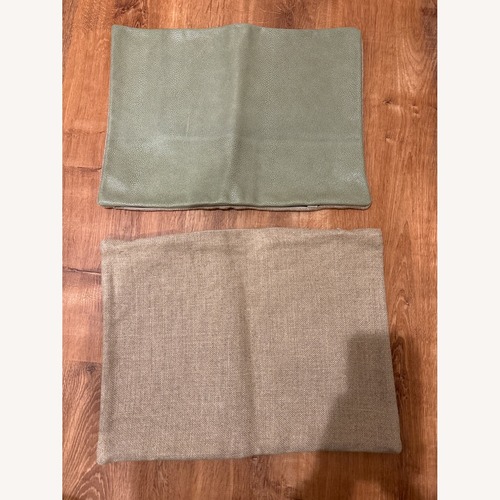 Used Williams Sonoma Shagreen Pillow Cover for sale on AptDeco