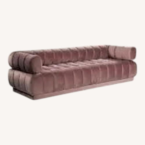 Used Chic Home Tofino Velvet Quilted Sofa for sale on AptDeco