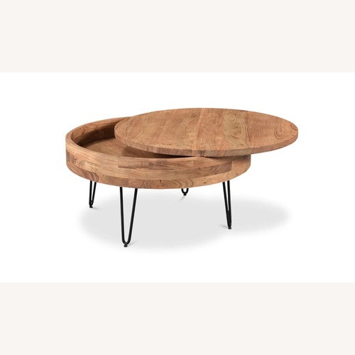 Used Natural Wood Coffee Table for sale on AptDeco