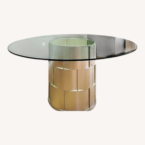Used Silver Dining Table for sale on AptDeco