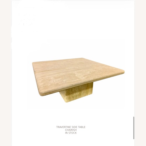 Used Natural Stone Side Table for sale on AptDeco