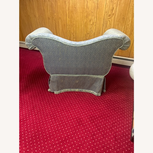 Used Blue Fabric Armchair for sale on AptDeco