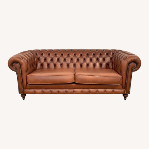 Used Vintage/Antique Finds Leather 3+ Seater Sofa for sale on AptDeco