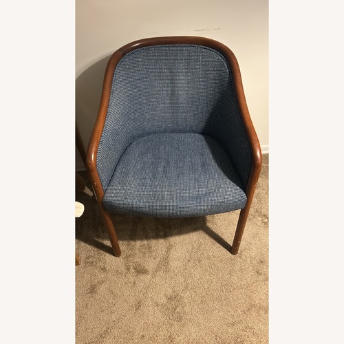 Used Blue Barrit Grenoble Arm Chair for sale on AptDeco