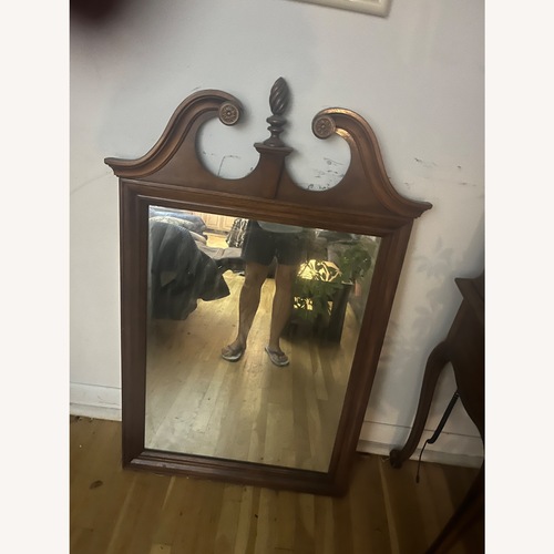 Used Antique Wood Mirror  for sale on AptDeco
