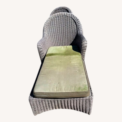 Used Dark Gray Wicker Patio Furniture for sale on AptDeco