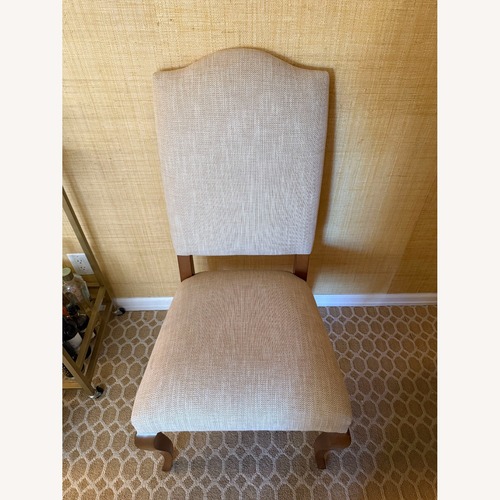 Used Ethan Allen Beige Dining Room Chair Set for sale on AptDeco