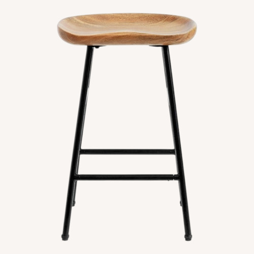 Used 2 Pottery Barn Atticus Bar Stools for sale on AptDeco