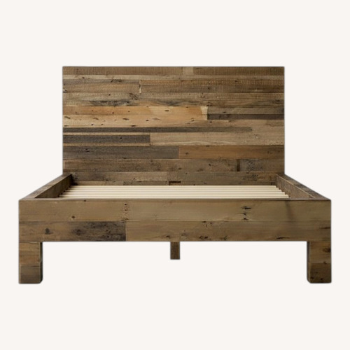 Used West Elm Emmersoon Reclaimed Wood Queen Bed for sale on AptDeco