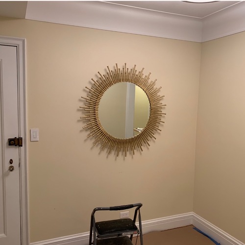 Used Studio A Home 42” Antique Brass Spike Mirror for sale on AptDeco