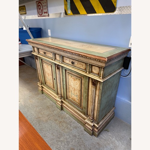 Used Hekman Turazza Hand-Painted Italian Sideboard for sale on AptDeco