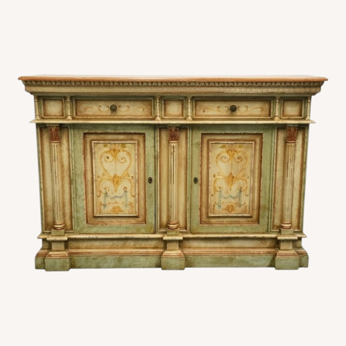 Used Hekman Turazza Hand-Painted Italian Sideboard for sale on AptDeco