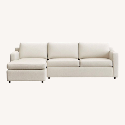 Used Crate & Barrel Barrett II Chaise Lounge Sectional Sofa for sale on AptDeco