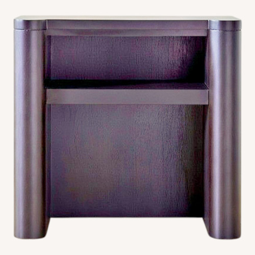 Used CB2 Port Blackened Wood Nightstand by Kara Mann for sale on AptDeco