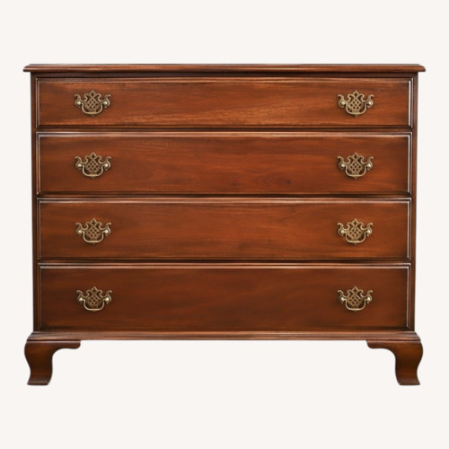 Used 1950s Chippendale Mahogany 4-Drawer Chest  for sale on AptDeco