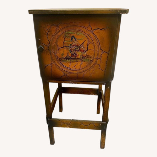 Used Vintage/Antique Finds Wood Side Table for sale on AptDeco