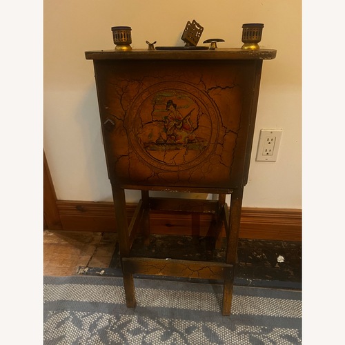 Used Vintage/Antique Finds Wood Side Table for sale on AptDeco